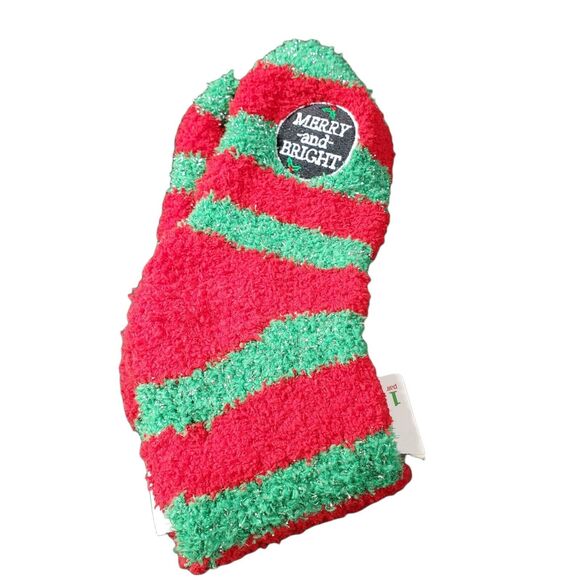 Christmas Socks Lot 3 Pairs Womens Shoe Sz 4-10 Soft Holiday Gift Stocking Stuff - Picture 3 of 9